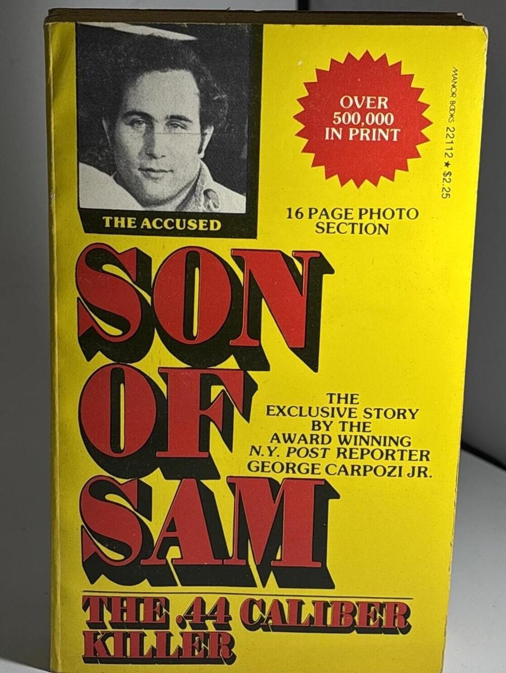 Son of Sam The .44-Caliber Killer George Carpozi 1977 Paperback Manhunt Murder